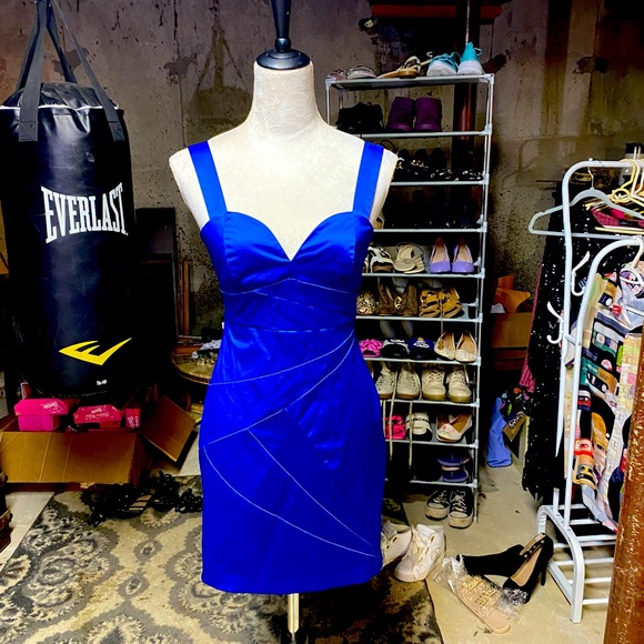 H&M Dresses & Skirts - Sexy Satin Corset-like Colbat H&M Zip Up Dress